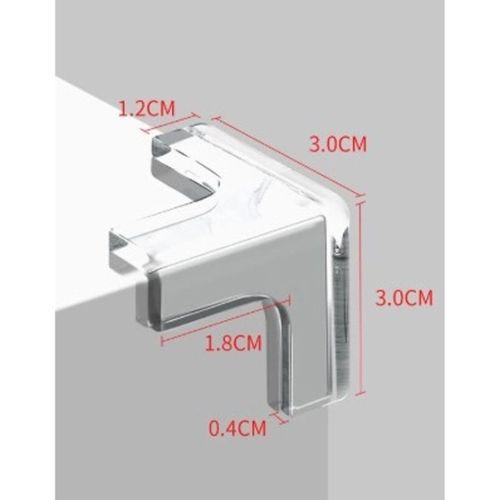 8 li Set Silikon Şeffaf Masa Kenarı Koruma Aparatı