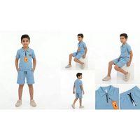 6/11 Yaş Yakalı Fermuarlı Likralı Çocuk Takımı