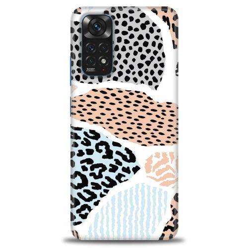 Xiaomi Redmi Note 12 Pro 4G Kılıf HD Baskılı Kılıf - Benekli Renkler + Tam Ekran Koruyucu