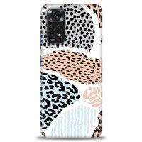 Xiaomi Redmi Note 12 Pro 4G Kılıf HD Baskılı Kılıf - Benekli Renkler + Tam Ekran Koruyucu