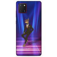 Samsung Galaxy Note 10 Lite Kılıf FunnyMaX (44) Tough Armor Kılıf Fuşya Doberman