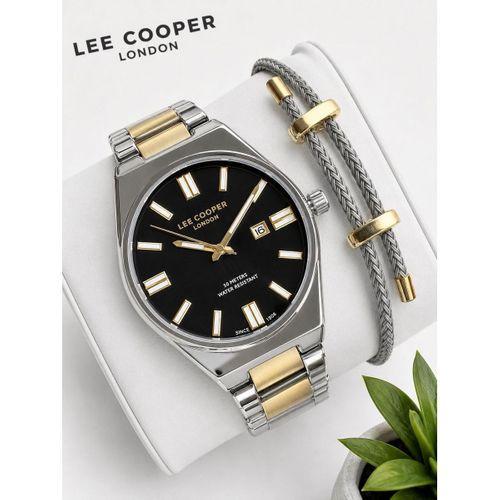 Lee Cooper 2 Yıl Garantili Takvimli Kadran Bileklik Hediyeli Erkek Kol Saati E8325.250