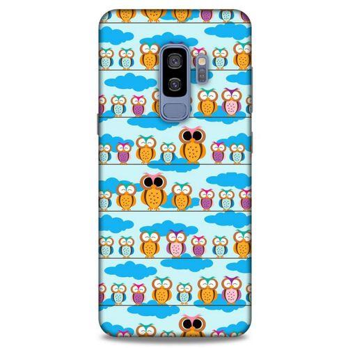 Baykuşlar (33) Desenli Silikon Kapak Telefon Kabı Samsung Galaxy S9 Plus Kılıf