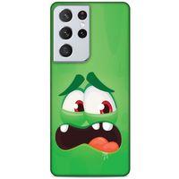 Lopard Samsung Galaxy S21 Ultra Uyumlu Kılıf Emojix (85) Fit Design Kılıf