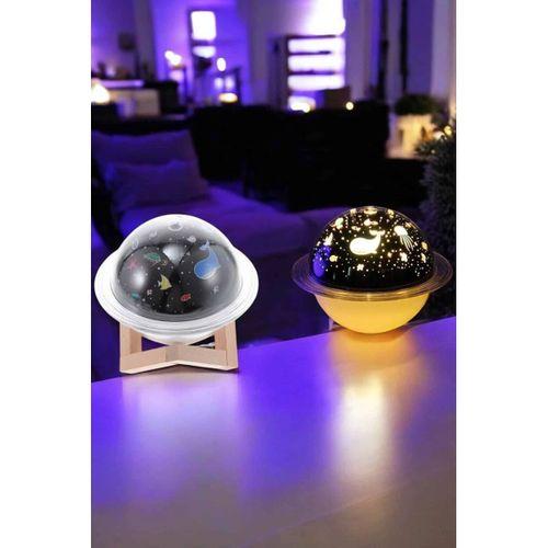 Hava Nemlendirici Masa Ve Gece Lambası Usb Projeksiyon Aromaterapi