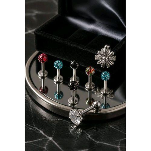 Monalisa Home  Çelik 8 Adet Tragus Pirsıng