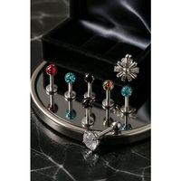 Monalisa Home  Çelik 8 Adet Tragus Pirsıng