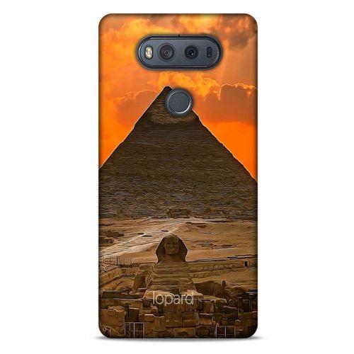 LG K61 Kılıf Dünya Mimarisi (25) Antişok Kapak Giza Piramitler Mısır