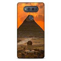 LG K61 Kılıf Dünya Mimarisi (25) Antişok Kapak Giza Piramitler Mısır
