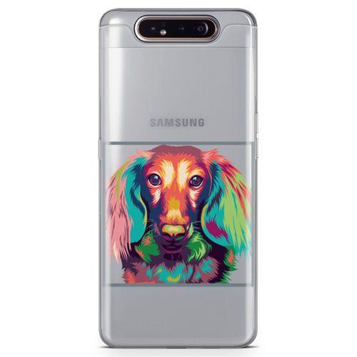 Samsung Galaxy A80 Kılıf Cooker Colorful Arka Kapak Koruma Desenli Full Koruyucu