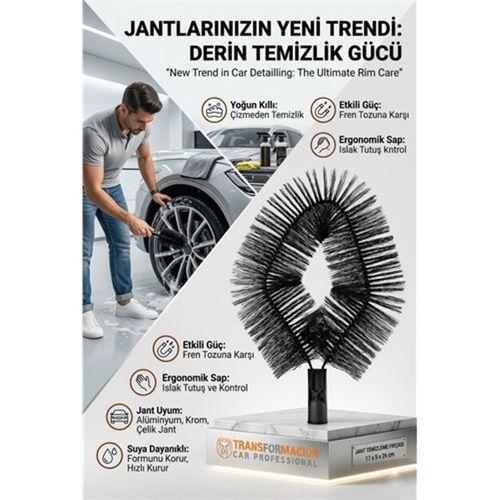 Jant Temizleme Fırçası – Yoğun Kıllı, Derin Temizlik 723053