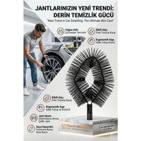 Jant Temizleme Fırçası – Yoğun Kıllı, Derin Temizlik 723053