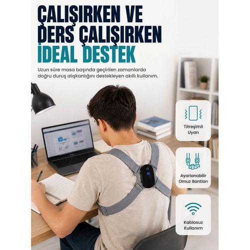 Kablosuz Akıllı Dik Duruş Atı Titreşim Hatırlatma Özellikli Destekleyici