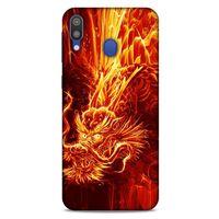 Samsung Galaxy M20 Kılıf Dragons (12) Koruyucu Silikon Ateş Ejderhası