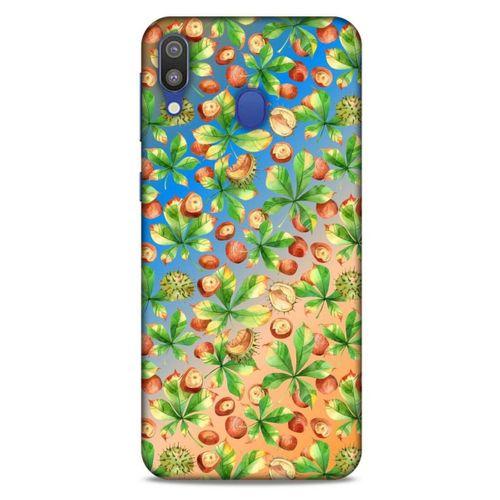 Frutix Kestane 01 Samsung Galaxy M20 Kılıf Desenli Silikon