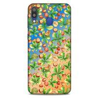 Frutix Kestane 01 Samsung Galaxy M20 Kılıf Desenli Silikon