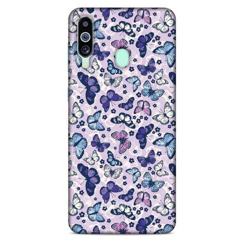 Samsung Galaxy M40 Kılıf Kelebek Etkisi (28) Arka Kapak Karışık Renkli