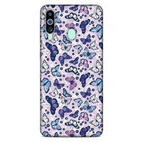 Samsung Galaxy M40 Kılıf Kelebek Etkisi (28) Arka Kapak Karışık Renkli