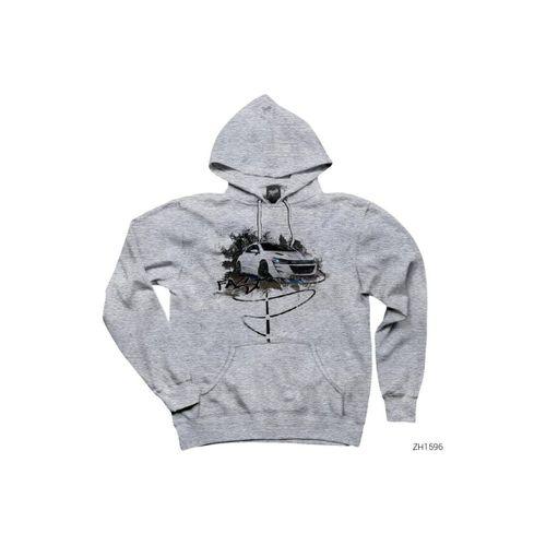 Scirocco Fast Driving Gri Kapşonlu Sweatshirt Hoodie