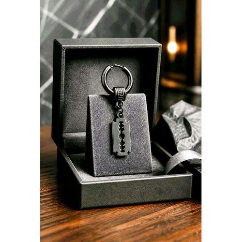 Monalisa Home Jilet Figürlü Unisex Çelik Küpe