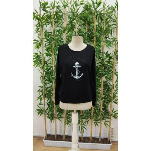 Kadın Uzun Kollu Bisiklet Yaka Desenli Viskon Iki Iplik Bluz