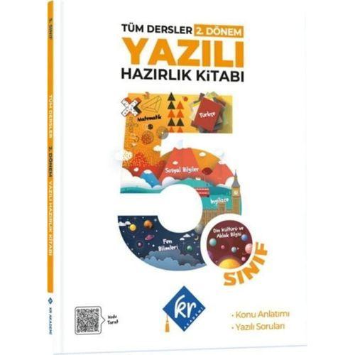 5. Sınıf Tüm Dersler 2. Dönem Yazılı Hazırlık Kitabı KR Akademi