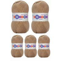 5 Adet Festival Simli Örgü İpi Yünü Renk No:672