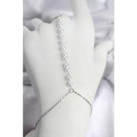 316L Çelik Gümüş Renk Sıralı İncili Model Kadın Şahmeran