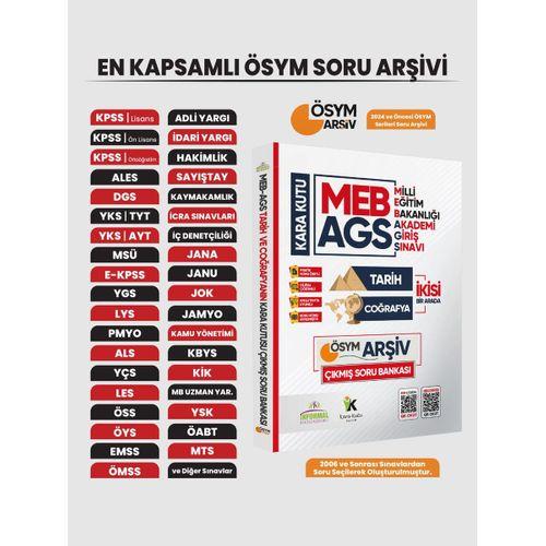 MEB-AGS Tarih ve Coğrafyanın Kara Kutusu En Kapsamlı ÖSYM Çıkmış Soru Bankası Konu Özetli Çözümlü