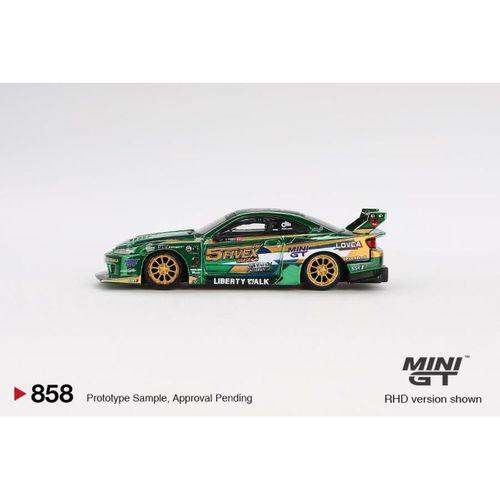 Mini GT Nissan LB-Super Silhouette S15 SILVIA LBWK 2024 Fausto Racing 858 BL