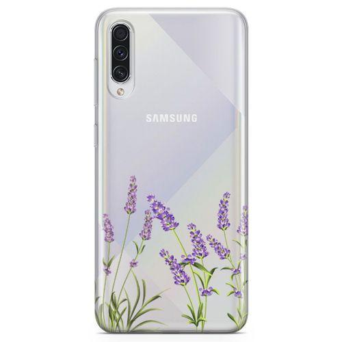 Samsung Galaxy A30s Kılıf Lavanta Kolonyası Arka Kapak Koruma Desenli Full Koruyucu