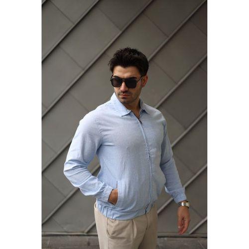 Erkek Pamuklu Keten Kumaş Ceket