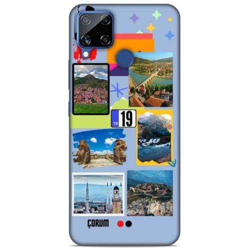 Lopard Oppo Realme C15 Uyumlu Kılıf Şehirli ※ (19) Çorum Kılıfları