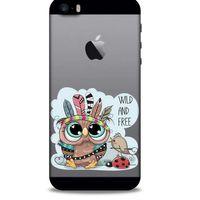 Zoologix (55) Apple iPhone SE Şeffaf Kılıf Silikon Desenli