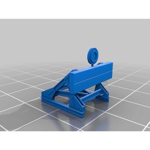 Prellbock Buffer F R H0e Hoe 3D Baskı (Bu ürün Sadece Plastik parçadır - Almadan Önce Soru Sorabilirsiniz)