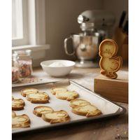 Sevimli Civciv Sekillendirici Kalip Kurabiye Hamur Kesici Oyun ve Seker Hamuru Seti