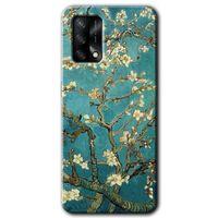 Oppo A74 Kılıf Baskılı Arka Kapak - Almond Blossom +Tam Ekran Koruyucu