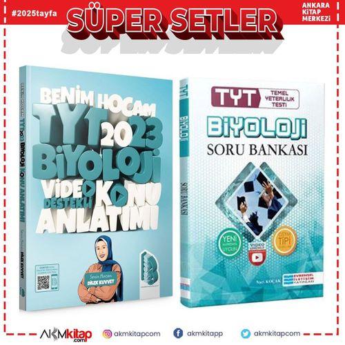 Benim Hocam 2023 TYT Biyoloji Konu ve Evrensel Soru Bankası Seti 2 Kitap