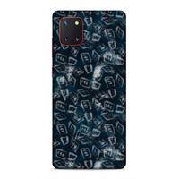 Samsung Galaxy Note 10 Lite Uyumlu Kılıf Utopia (30) Silicone Case Pembe Yeşil