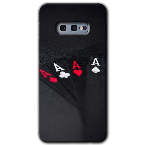 Samsung Galaxy S10e Kılıf Baskılı Kapak - Full As + 5D Tam Kaplayan Cam
