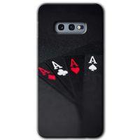 Samsung Galaxy S10e Kılıf Baskılı Kapak - Full As + 5D Tam Kaplayan Cam