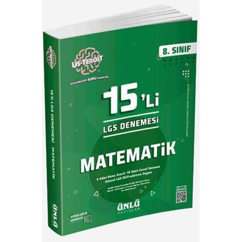 8. Sınıf Us Teroit 15 li Matematik LGS Denemesi Ünlü Yayıncılık