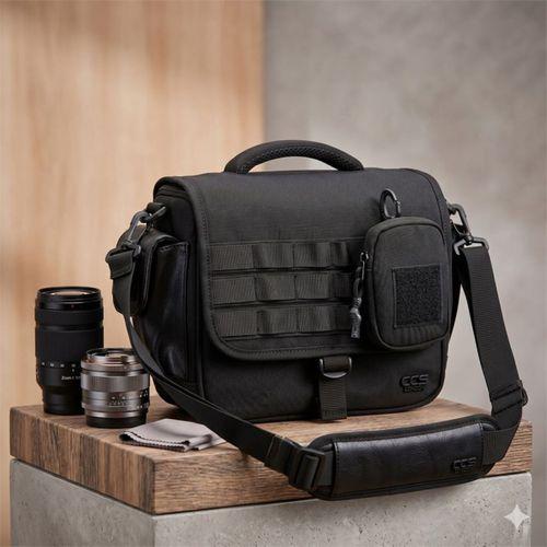 Ççs Profesyonel Su Geçirmez DSLR Kamera Omuz Çantası - Şık ve Su Geçirmez