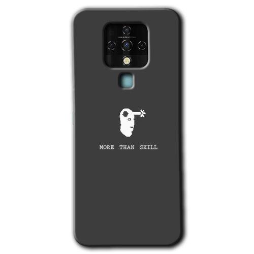 Tecno Camon 16 Kılıf HD Desen Baskılı Arka Kapak - Headshot + Kırılmaz Cam