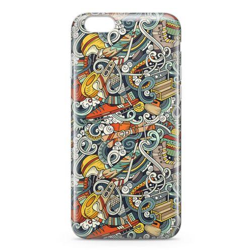 Apple iPhone 6 6s Kılıf Snowboarding Arka Kapak Koruma Desenli Full Koruyucu