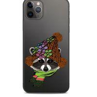 Zoologix (40) Apple Iphone 11 Pro Max Şeffaf Kılıf Silikon Desenli