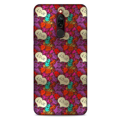 Xiaomi Redmi 8 Kılıf Hediyelik Seri Sevgililer Günü (43) 14 Şubat Thin Fit Kılıf