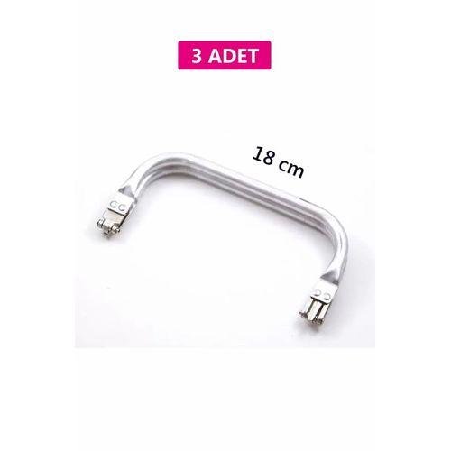 Gizli Metal Çanta Bursu – 3 Adet - 18 cm - Metal Çanta Aparatı Çanta Aksesuarı