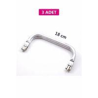 Gizli Metal Çanta Bursu – 3 Adet - 18 cm - Metal Çanta Aparatı Çanta Aksesuarı