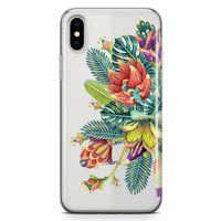 Apple iPhone X Kılıf Deve Tabanı Arka Kapak Koruma Desenli Full Koruyucu